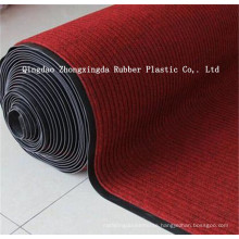 3G Ribbed PP PVC Cleaning Mat with PVC Backing